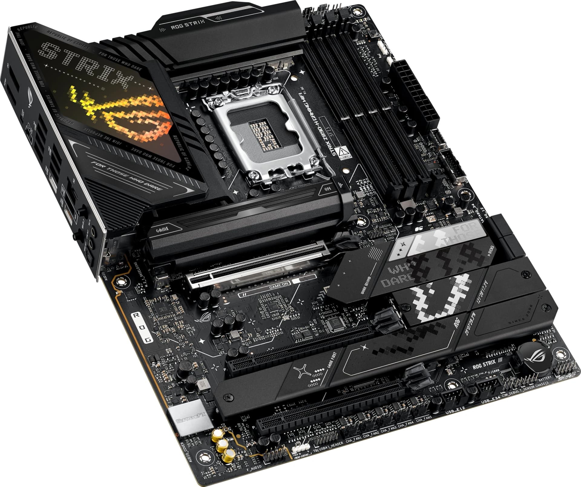 Материнская плата Asus ROG STRIX Z890-H GAMING WIFI Soc-1851 Intel Z890 4xDDR5 ATX AC`97 8ch(7.1) 5Gigabit RAID+HDMI+DP - фото 4