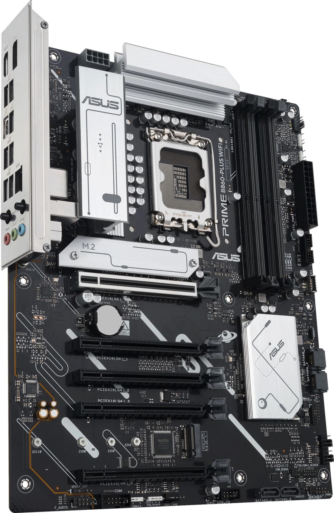 Материнская плата Asus PRIME B860-PLUS WIFI Soc-1851 Intel B860 4xDDR5 ATX AC`97 8ch(7.1) 2.5Gg RAID+HDMI+DP - фото 5