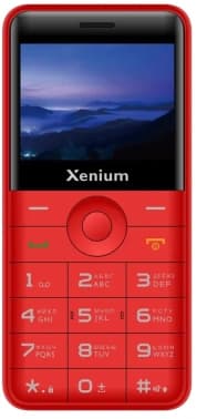 Мобильный телефон Xenium X700 красный моноблок 2Sim 2.31" 240x320 Nucleus 0.3Mpix GSM900/1800 MP3 FM microSD max32Gb - фото 2
