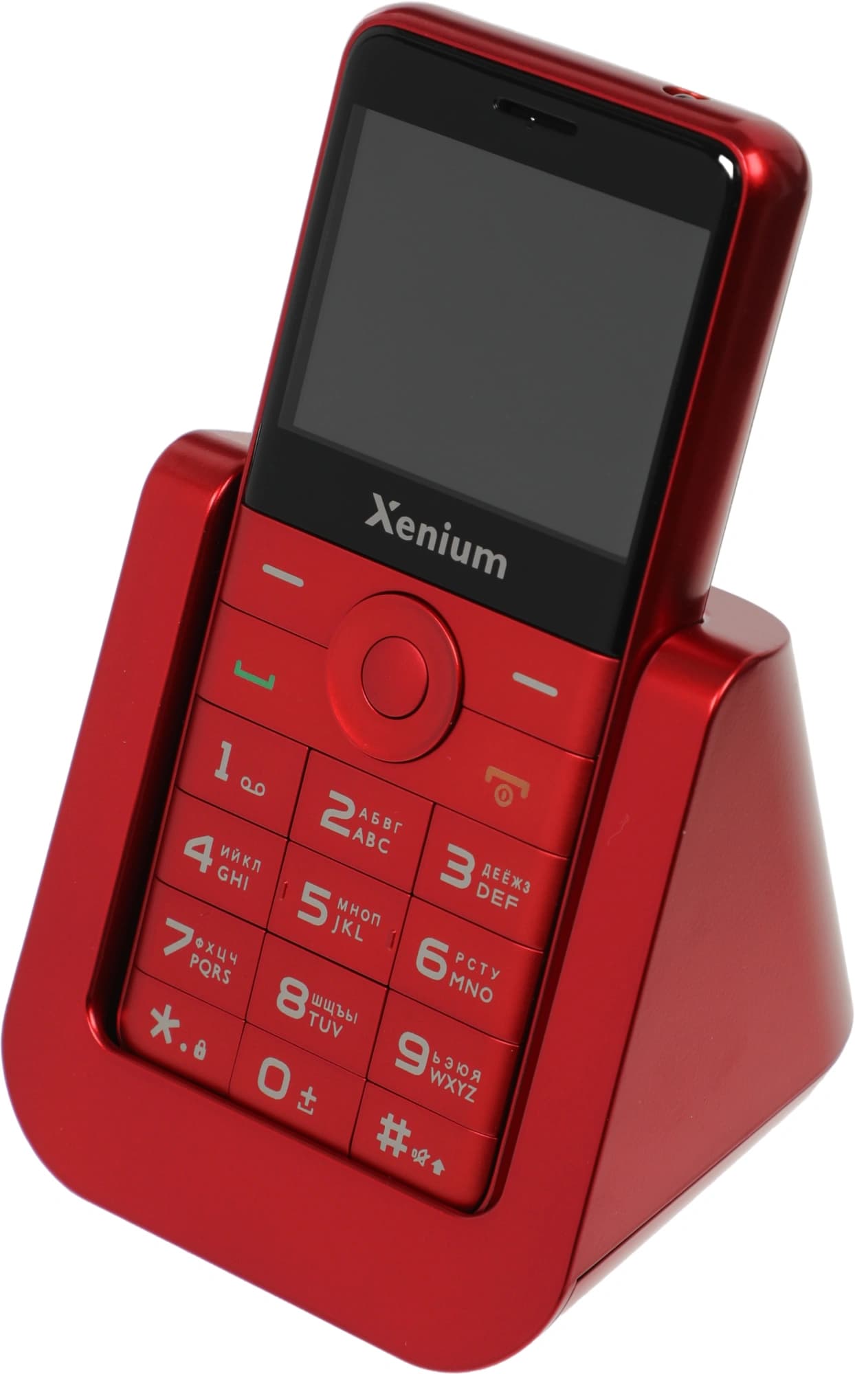 Мобильный телефон Xenium X700 красный моноблок 2Sim 2.31" 240x320 Nucleus 0.3Mpix GSM900/1800 MP3 FM microSD max32Gb - фото 4