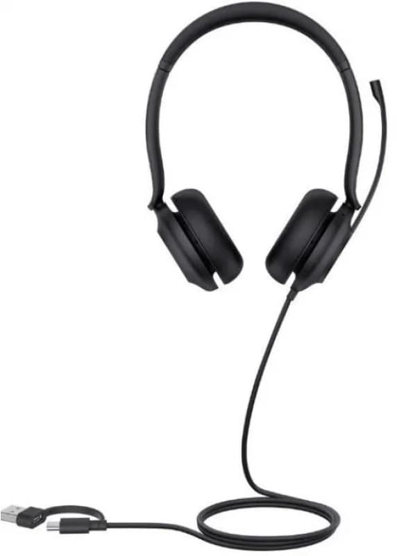 Гарнитура проводная Yealink UH35 Dual UC USB-C/A черный - фото 4