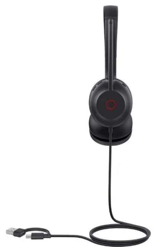 Гарнитура проводная Yealink UH35 Dual UC USB-C/A черный - фото 3