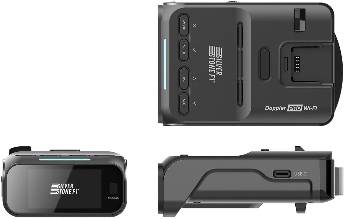 Радар-детектор Silverstone F1 Doppler Pro GPS приемник черный - фото 5