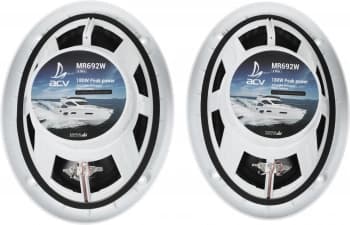 Колонки автомобильные ACV Marine MR692 90Вт 91дБ 4Ом 15x23см (6x9дюйм) (ком.:2кол.) коаксиальные двухполосные - фото 5