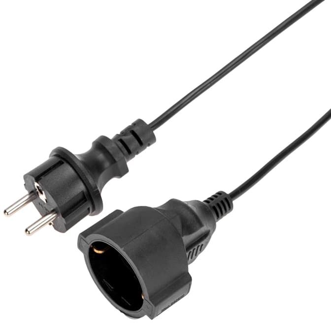 Удлинитель силовой PROconnect PROc-Uc (13-4913) 3x0.75кв.мм 1розет. 10м ПВС 6A пласт.рамка черный - фото 4