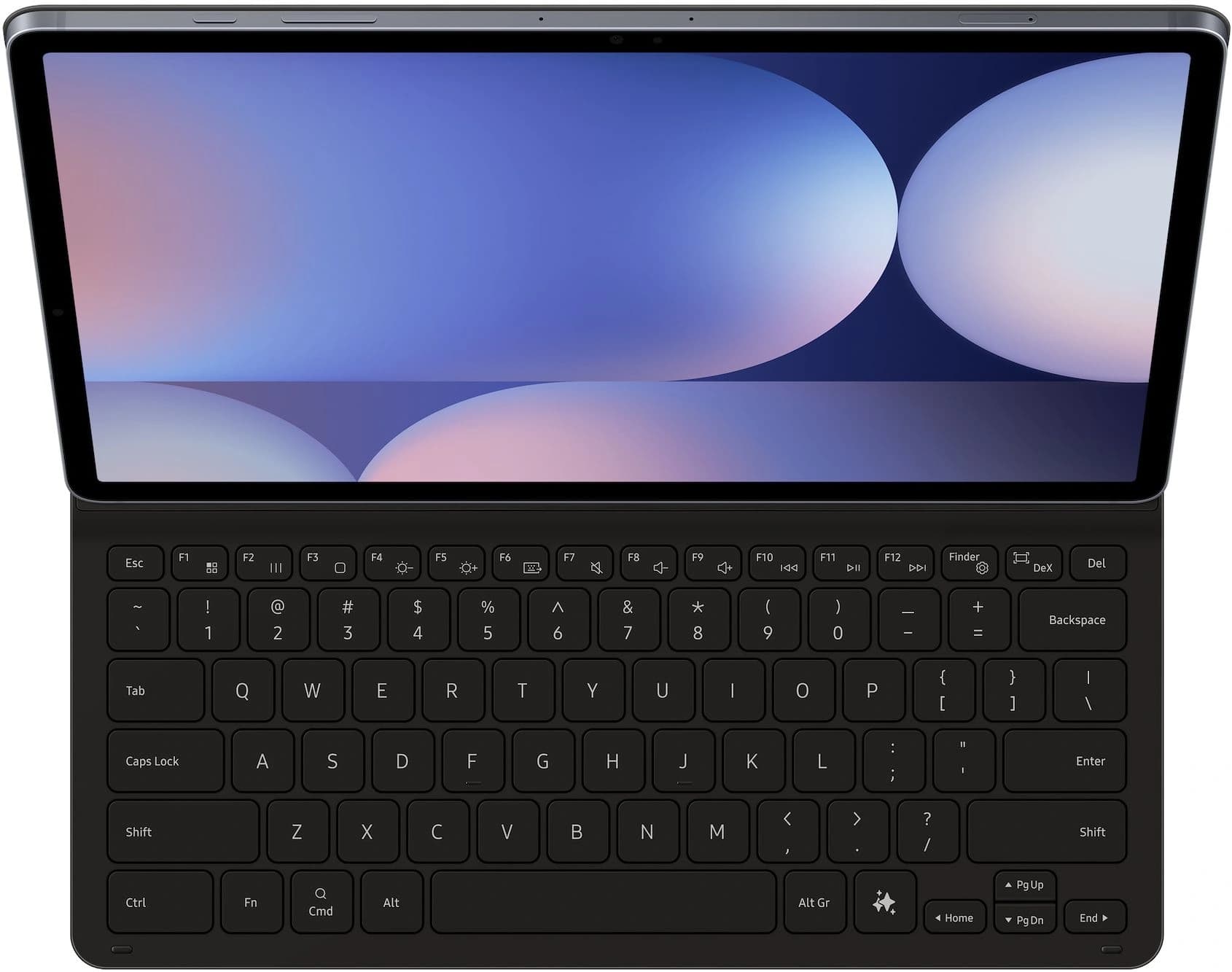 Чехол-клавиатура Samsung для Galaxy Tab S10+/S9+/S9 FE+ EF-DX820UBRGRU поликарбонат/полиуретан черный - фото 4