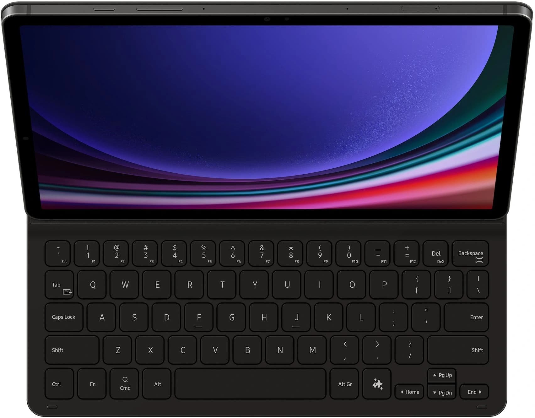 Чехол-клавиатура Samsung для Samsung Galaxy Tab S10 FE EF-DX720UBRGRU поликарбонат/полиуретан черный - фото 4