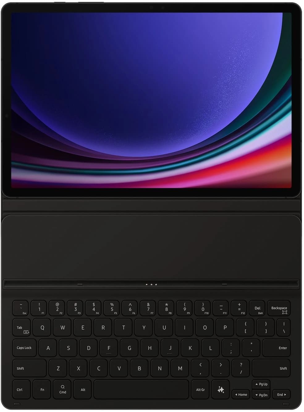 Чехол-клавиатура Samsung для Samsung Galaxy Tab S10 FE EF-DX720UBRGRU поликарбонат/полиуретан черный - фото 3