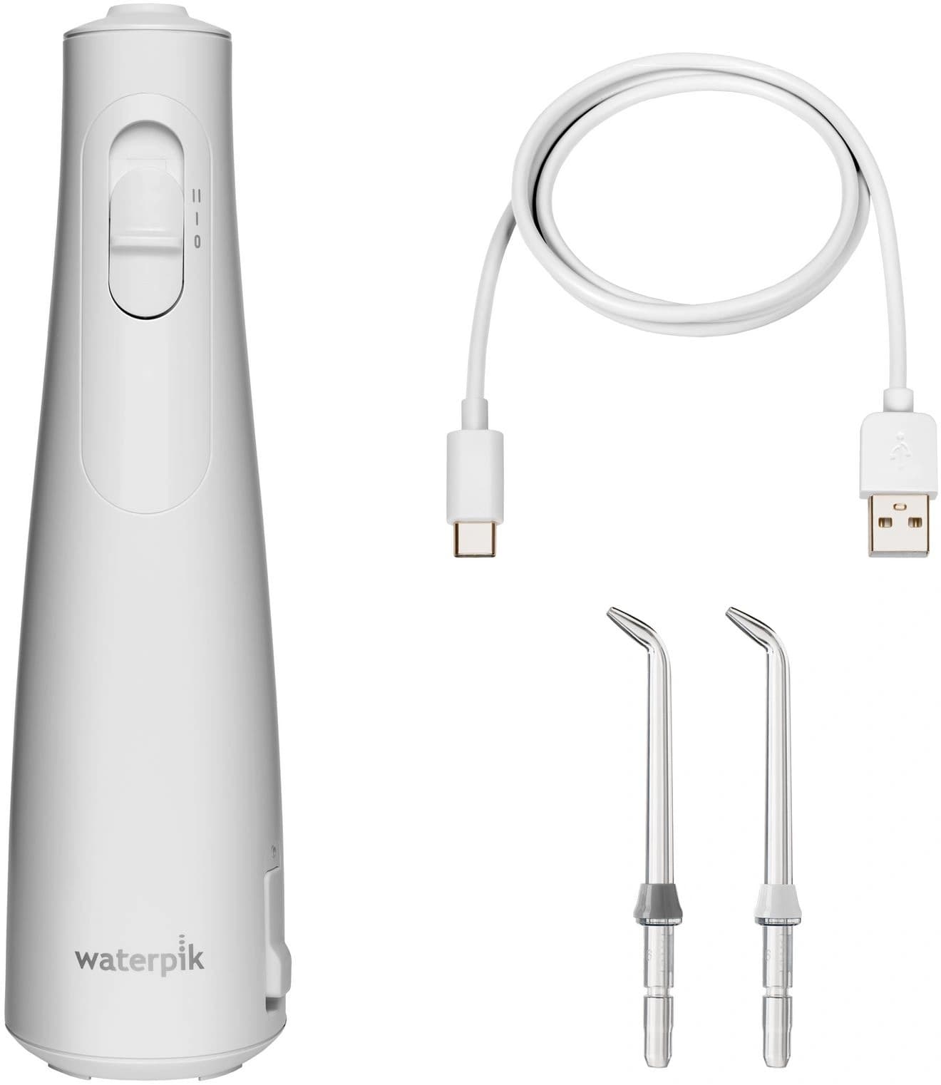 Ирригатор Waterpik WF-21 портатив. импульсн. 2насад. белый - фото 4