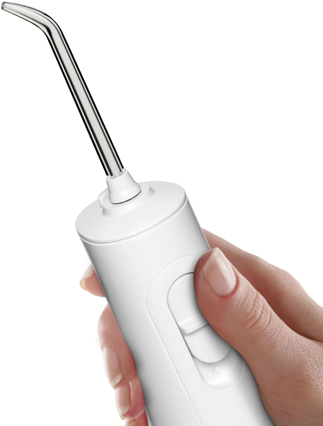 Ирригатор Waterpik WF-21 портатив. импульсн. 2насад. белый - фото 4