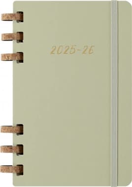 Еженедельник Moleskine ACADEMIC SPIRAL Large 150х210мм 200стр. спираль киви - фото 2