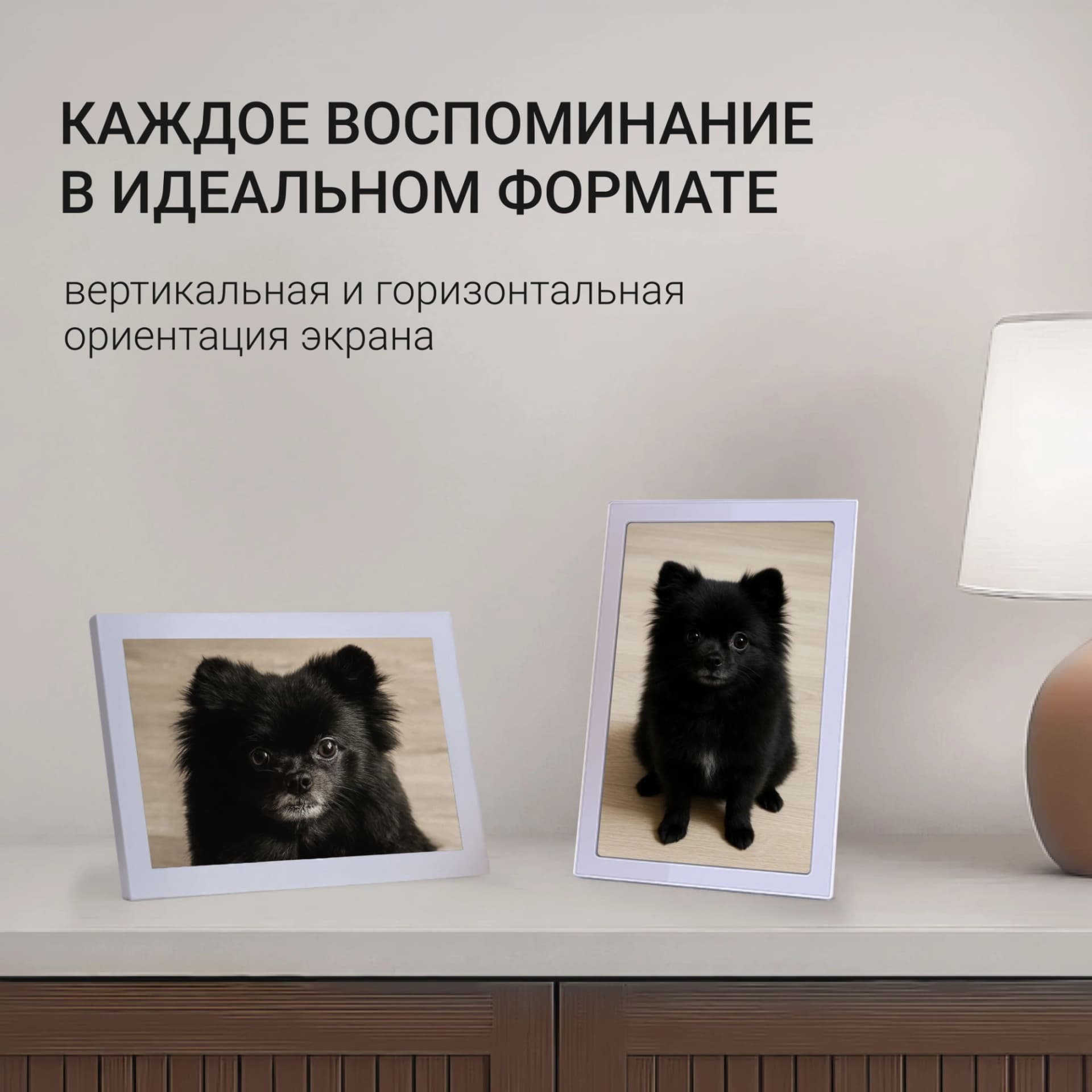 Фоторамка Digma 10.1" PF-1085 1280x800 белый пластик 16Gb Видео WiFi - фото 5