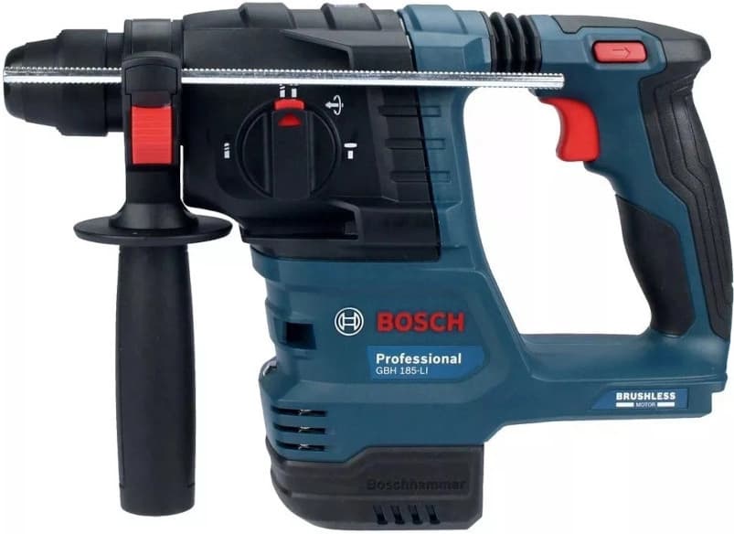 Перфоратор Bosch GBH 185-LI без АКБ и ЗУ патрон:SDS-plus уд.:1.9Дж аккум. (кейс в комплекте) - фото 4