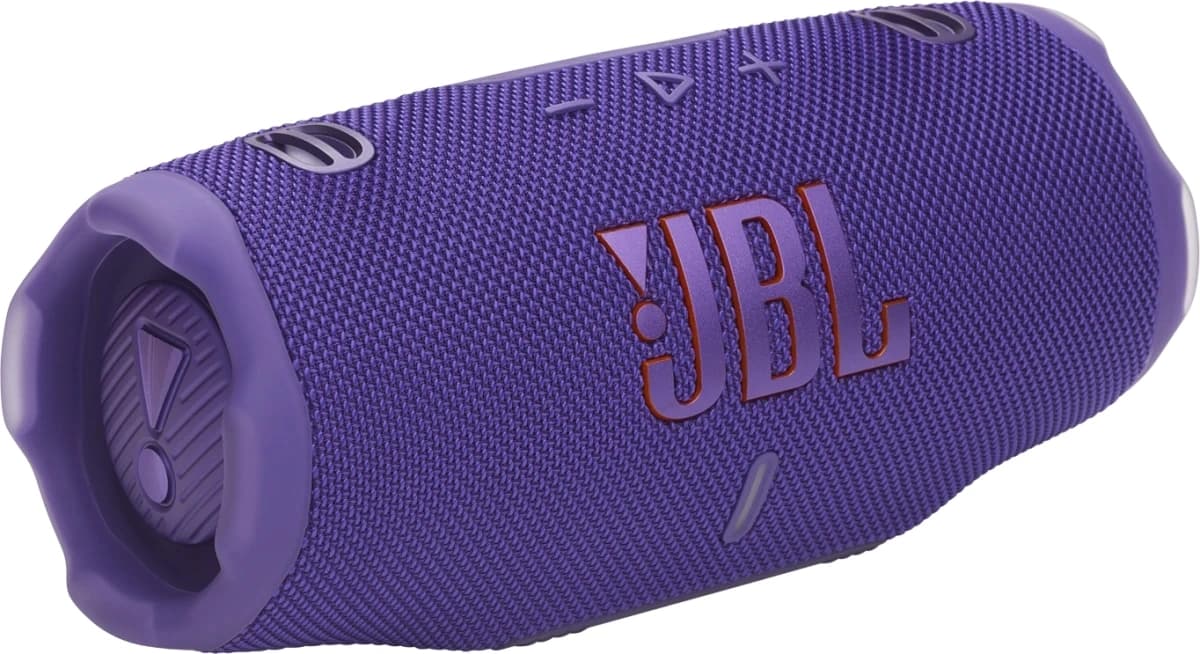 Колонка порт. JBL Charge 6 пурпурный 45W 1.0 BT 10м 7500mAh (JBLCHARGE6PUR) - фото 4