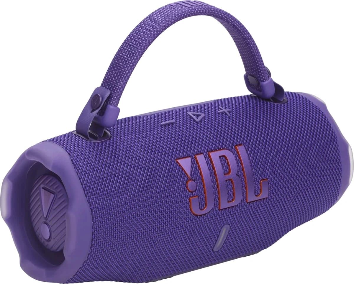Колонка порт. JBL Charge 6 пурпурный 45W 1.0 BT 10м 7500mAh (JBLCHARGE6PUR) - фото 4
