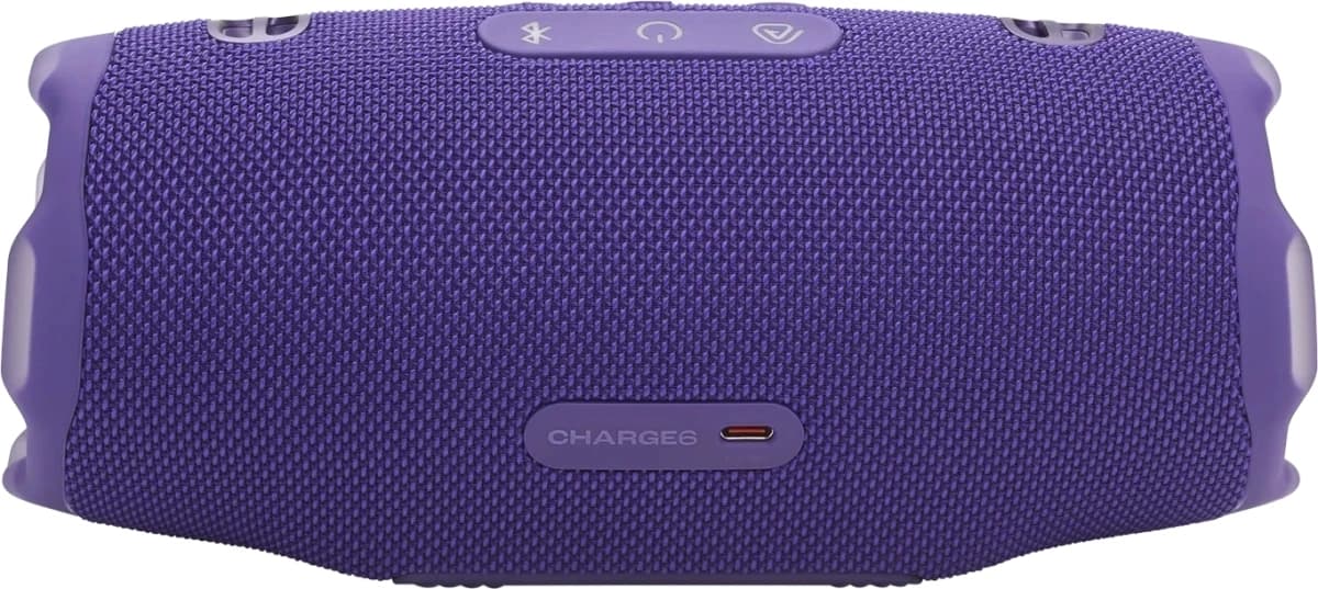 Колонка порт. JBL Charge 6 пурпурный 45W 1.0 BT 10м 7500mAh (JBLCHARGE6PUR) - фото 5