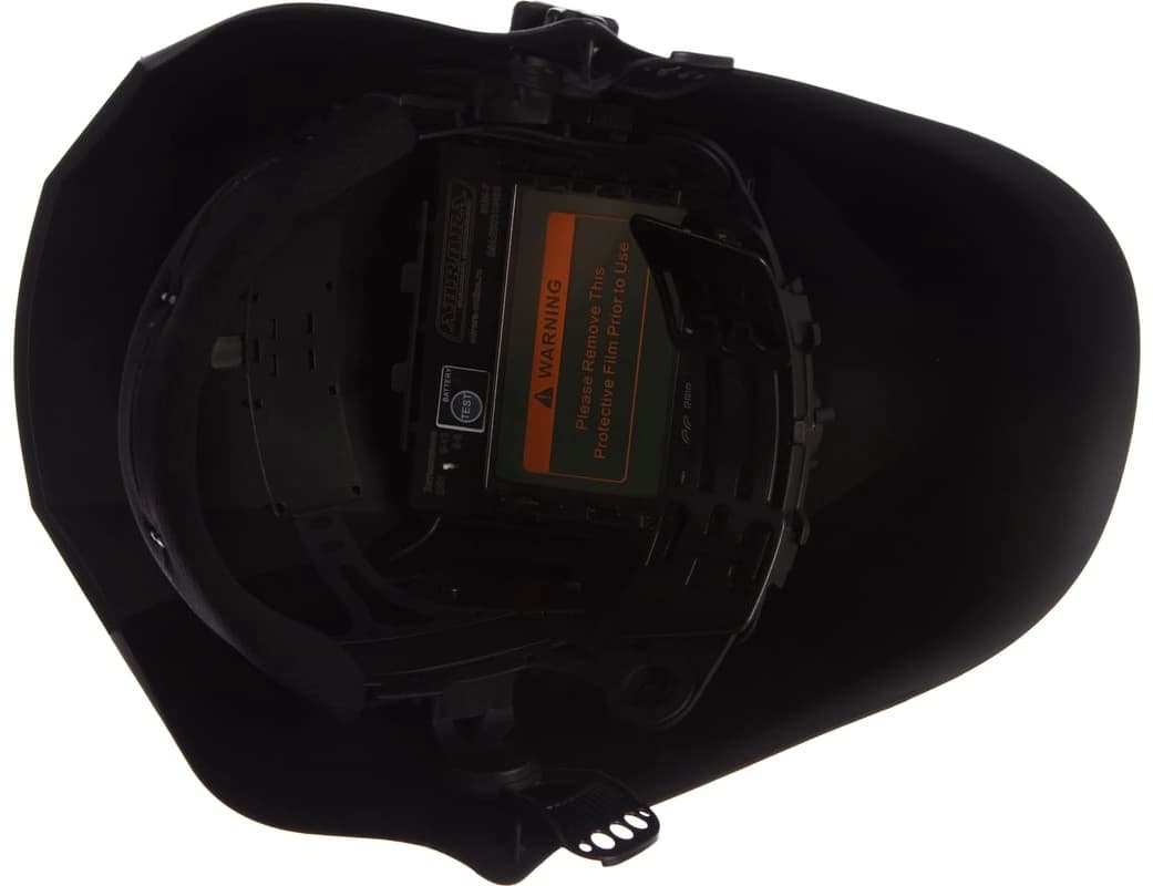 Маска сварщика Aurora SUN7 TIG MASTER 2-levels филь.:хамел. кл.:1/2/1/1 см.экр.99x55мм синий/черный (16876) - фото 3