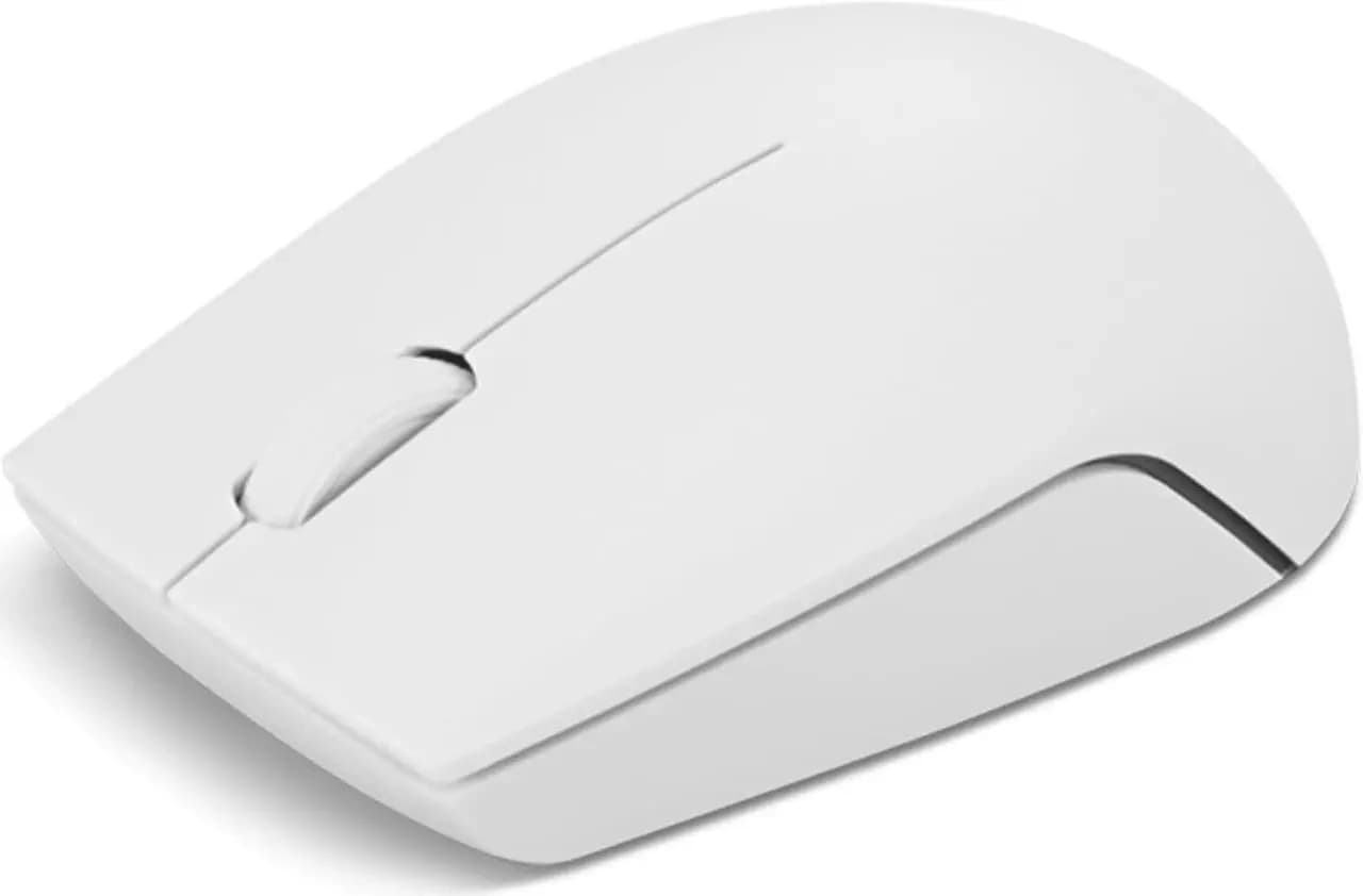 Мышь Lenovo 300 Wireless Compact светло-серый оптическая 1000dpi беспров. USB 2but (GY51L15677) - фото 3