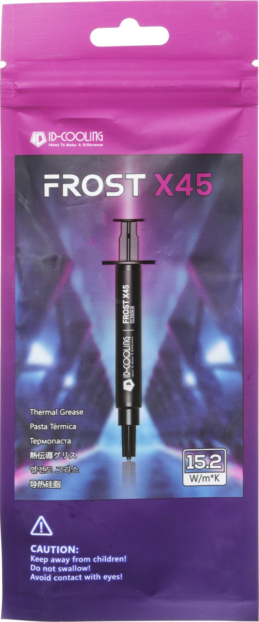 Термопаста ID-Cooling FROST X45 2g 15.2Вт/(мК) шприц 2гр. - фото 3