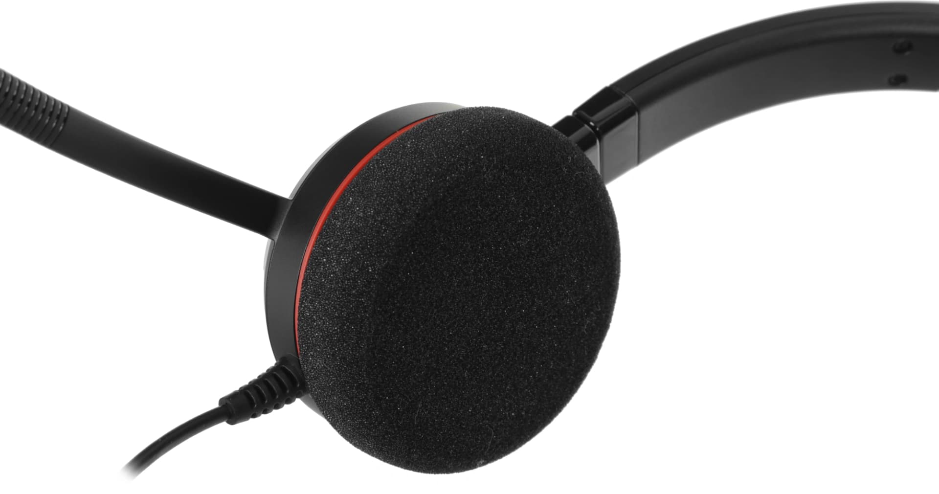 Наушники с микрофоном Jabra Evolve 20 черный накладные USB оголовье (4993-823-169) - фото 5