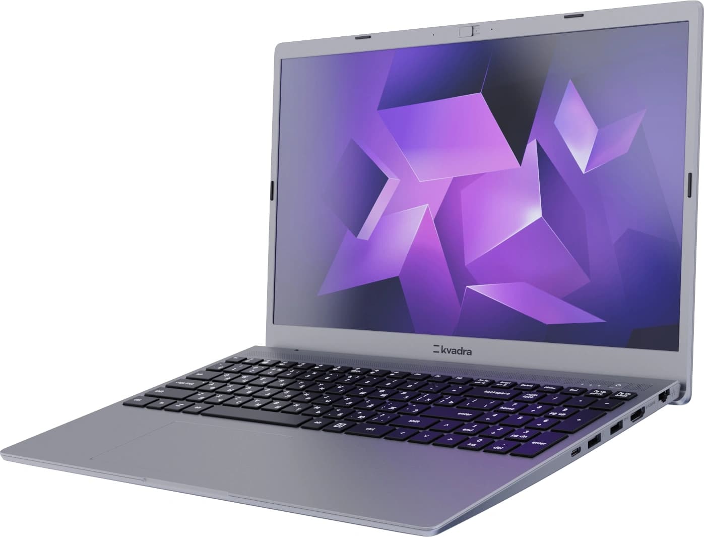 Ноутбук Kvadra Nau LE15T Rev.1.1 Core i5 1235U 8Gb SSD512Gb Intel UHD Graphics 15.6" IPS FHD (1920x1080) без ОС dk.grey WiFi BT Cam (Y22L02P01101R_7872F1) - фото 4
