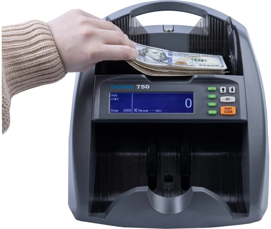 Счетчик банкнот Dors 750 S5/RUS2 мультивалютный SYS-052631 - фото 3