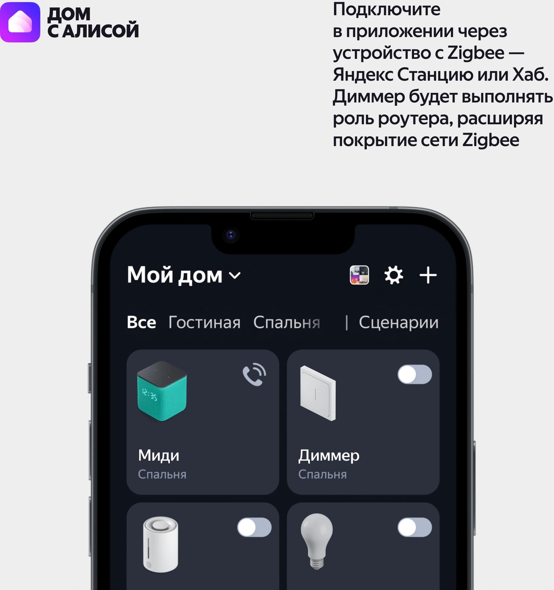 Умный диммер Yandex YNDX-00530 1-нокл. с нейтралью белый - фото 4