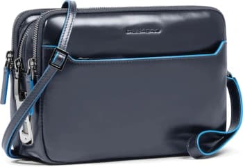 Клатч мужской Piquadro Blue Square AC6902B2R/BLU2 темно-синий натур.кожа - фото 5