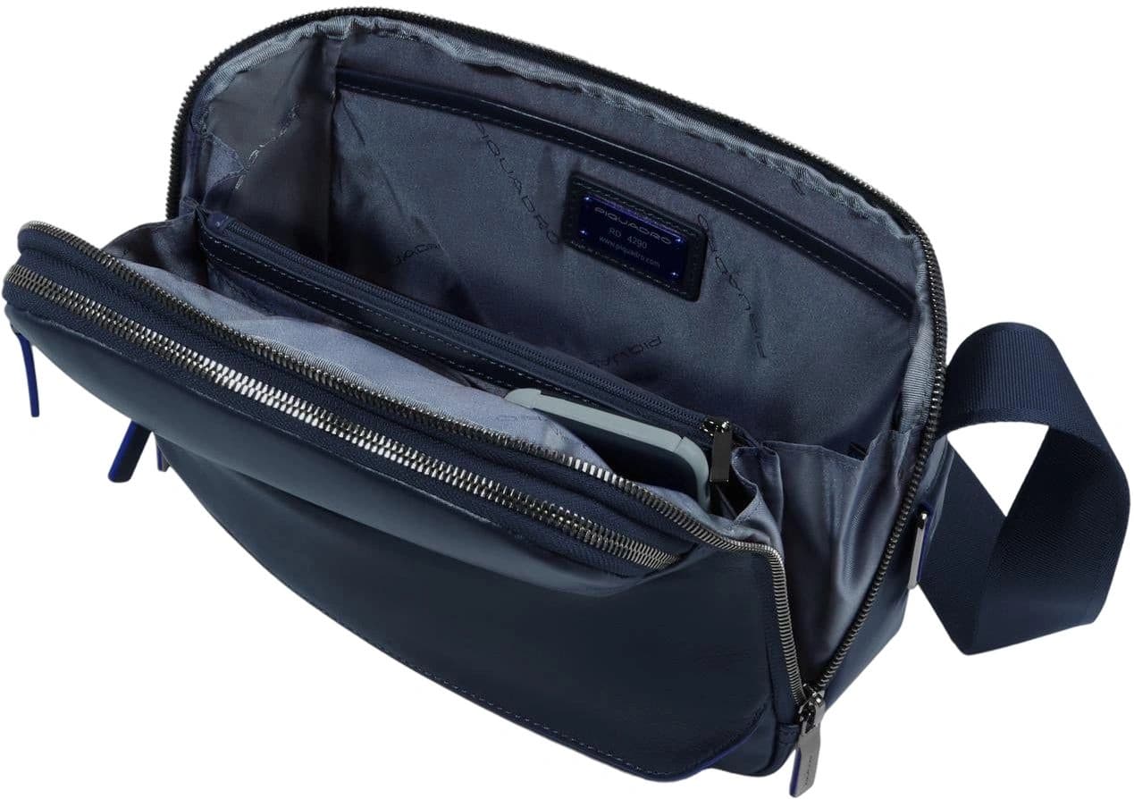 Сумка Piquadro Blue Square CA6900B2/BLU2 темно-синяя натур.кожа - фото 3