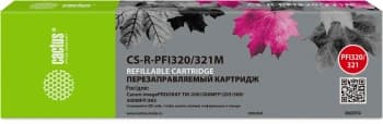 Картридж перезаправляемый струйный Cactus CS-R-PFI320/321M PFI-320/321M пурпурный (260мл) для Canon imagePROGRAF TM-200/200MFP/205/300/300MFP/305 без чипа - фото 5