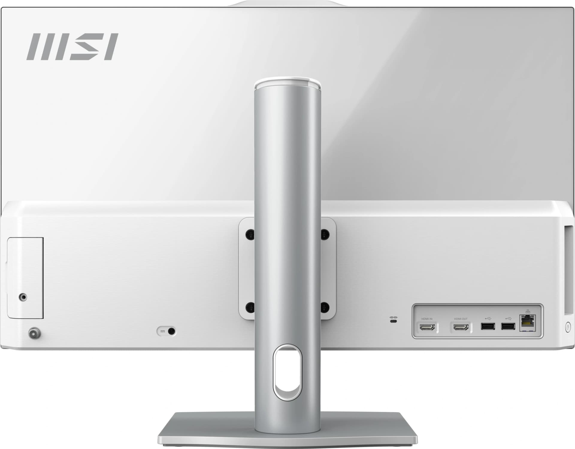 Моноблок MSI Modern AM272P 1M-677XRU 27" Full HD Core 3 100U (1.2) 8Gb SSD512Gb Graphics без ОС GbitEth WiFi BT 120W клавиатура мышь Cam белый 1920x1080 - фото 4