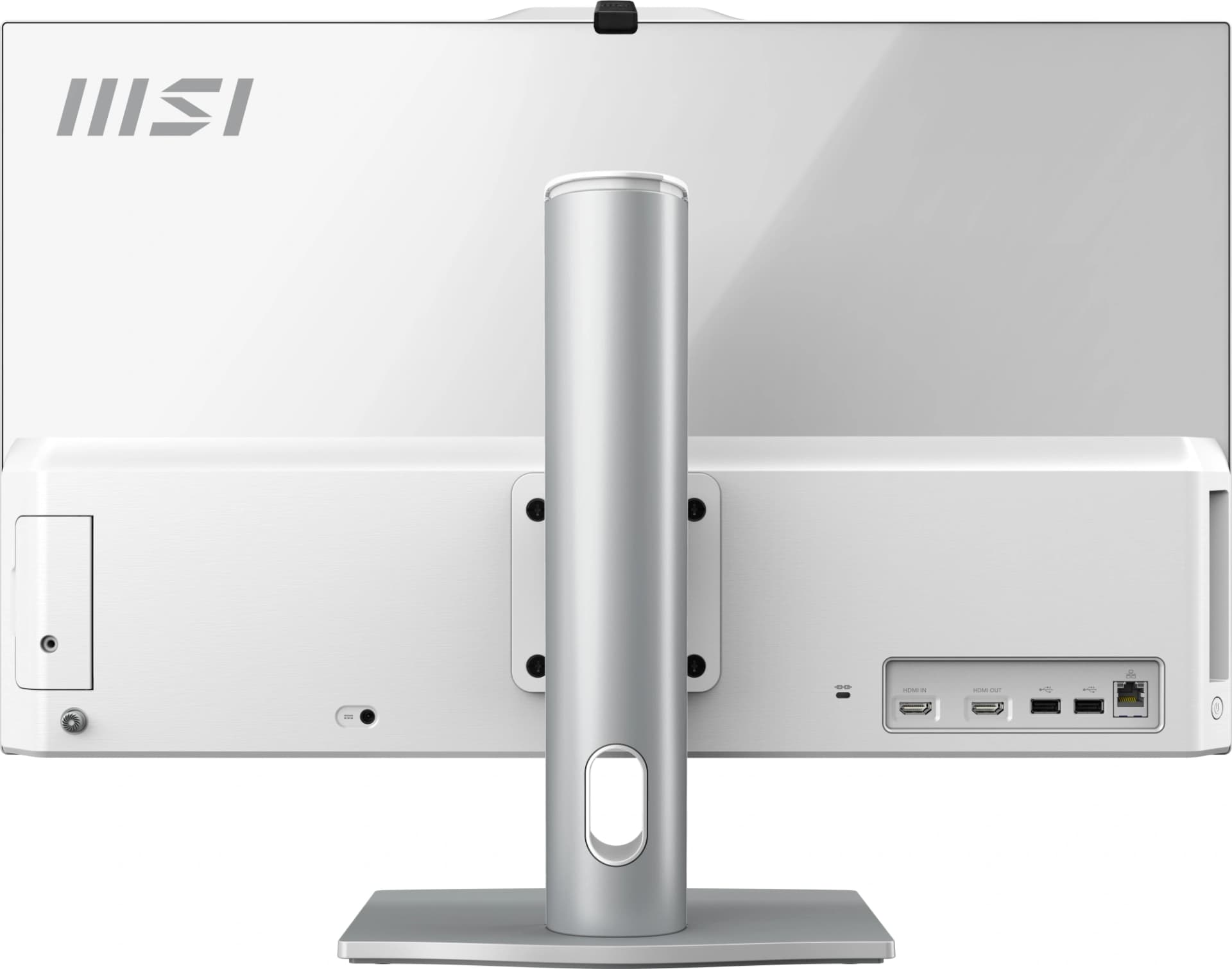 Моноблок MSI Modern AM272P 1M-677XRU 27" Full HD Core 3 100U (1.2) 8Gb SSD512Gb Graphics без ОС GbitEth WiFi BT 120W клавиатура мышь Cam белый 1920x1080 - фото 5