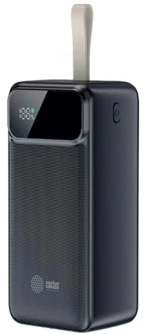 Мобильный аккумулятор Cactus CS-PBFSND-40000 40000mAh 65W 3A USB-A/USB-C черный - фото 3