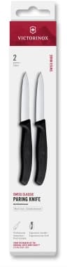 Набор ножей кухон. Victorinox Swiss Classic 6.7603.2 для овощей компл.:2предм. черный европодвес - фото 2