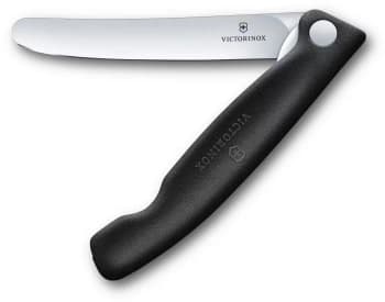 Нож кухонный Victorinox Swiss Classic 6.7803.F стальной универсальный для овощей лезв.110мм прямая заточка черный карт.коробка - фото 5