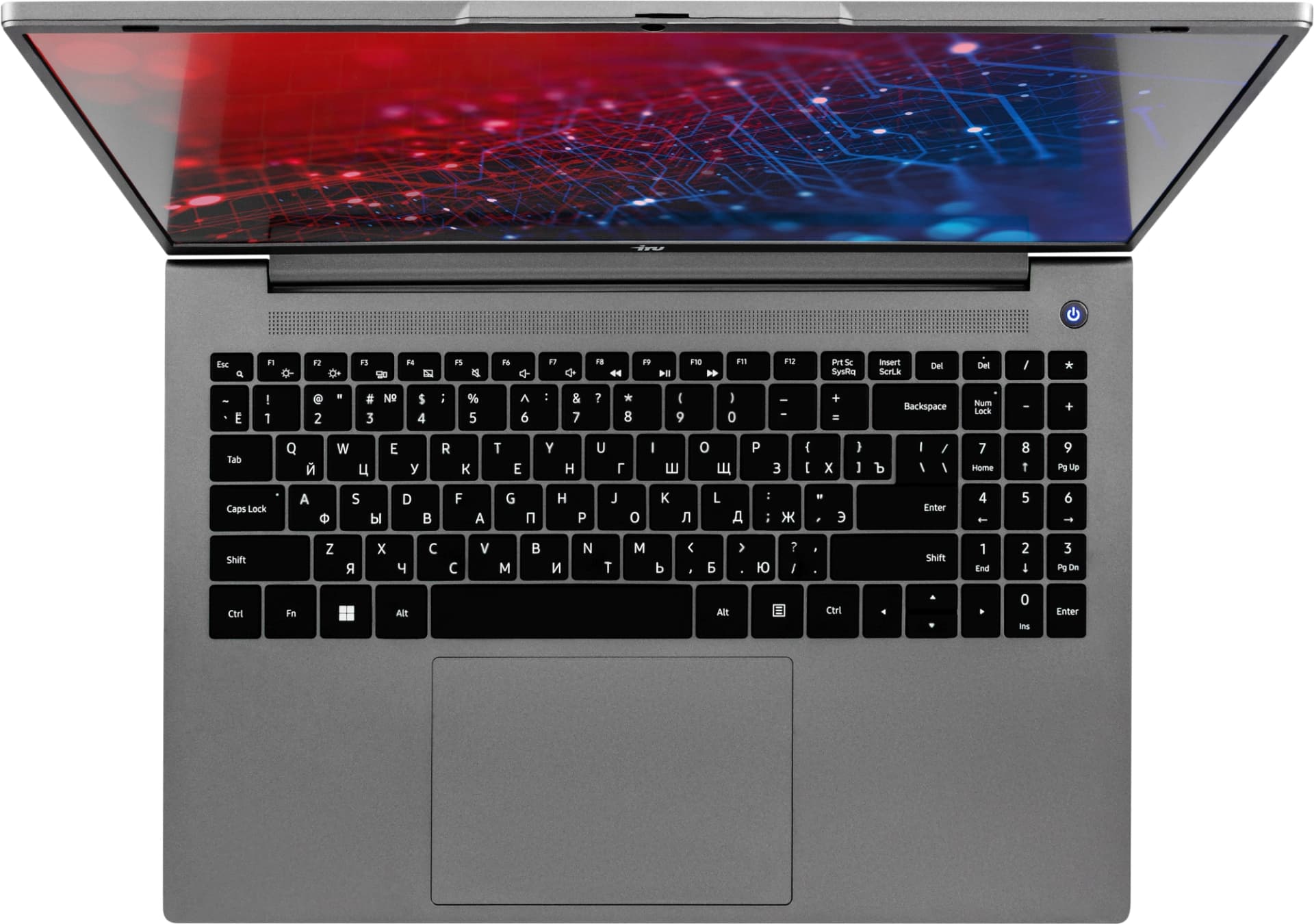Ноутбук IRU Tactio 16ALB Core i5 1235U 16Gb SSD256Gb Intel UHD Graphics 16" IPS WUXGA (1920x1200) Windows 11 Pro grey WiFi BT Cam 4830mAh (2110207) - фото 5