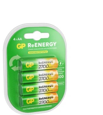 Аккумулятор GP 270AAHCRGY-2CRCB4 AA NiMH 2650mAh (4шт) - фото 5
