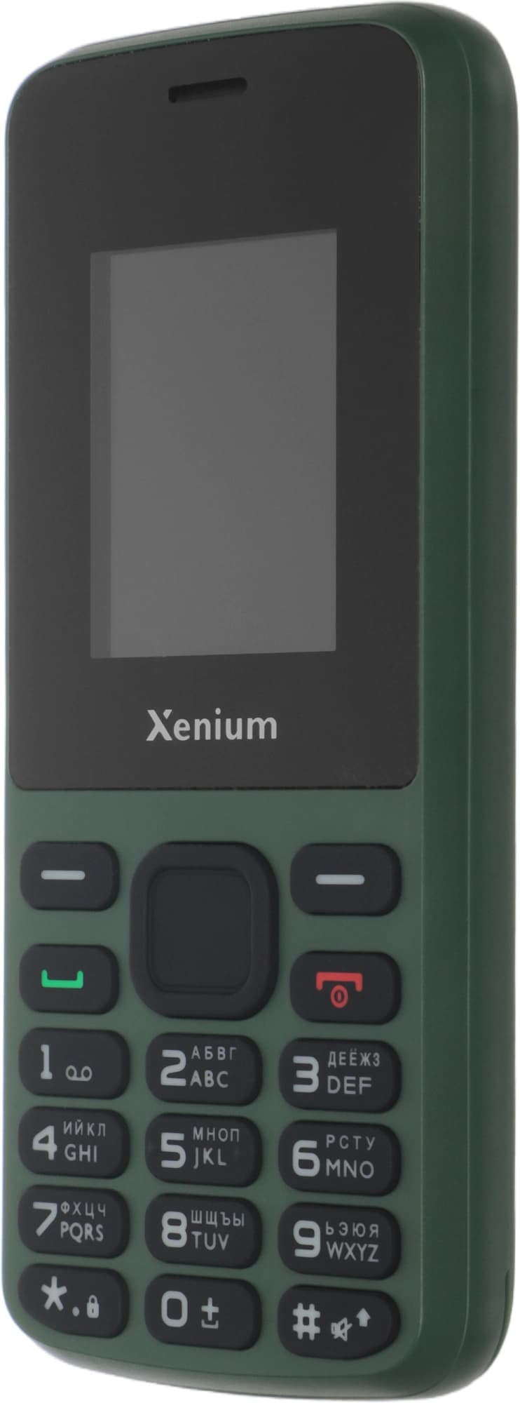 Мобильный телефон Xenium X175 зеленый моноблок 2Sim 1.77" 128x160 Nucleus GSM900/1800 MP3 FM - фото 4