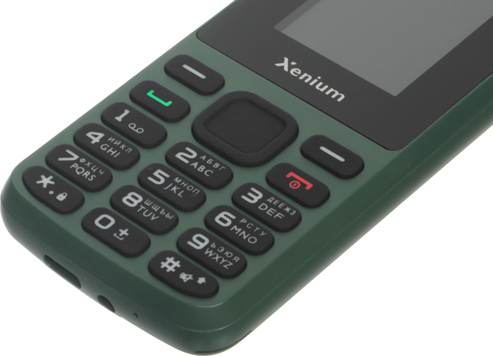 Мобильный телефон Xenium X175 зеленый моноблок 2Sim 1.77" 128x160 Nucleus GSM900/1800 MP3 FM - фото 5