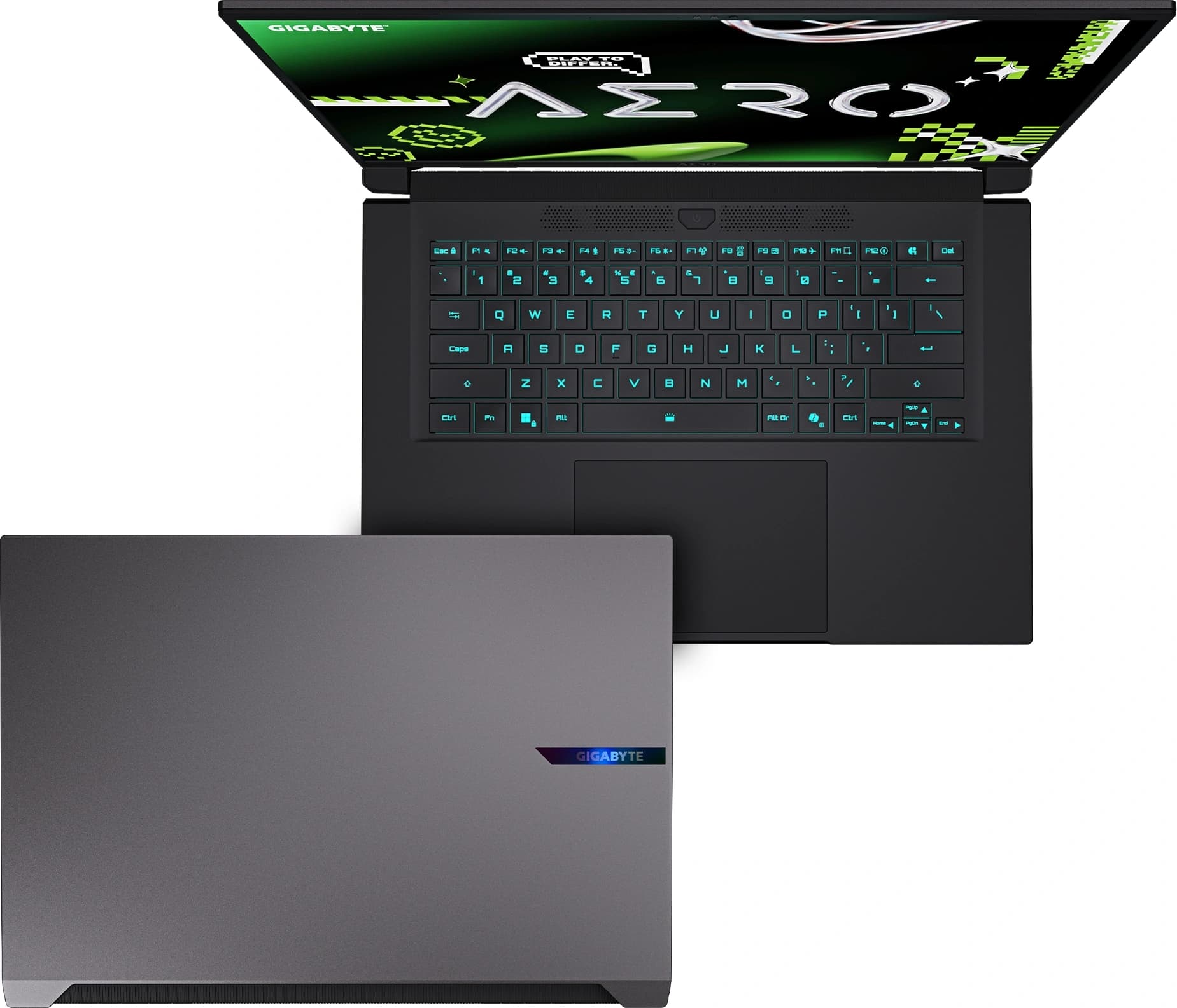 Ноутбук Gigabyte Aero X16 1VH Ryzen AI 7 350 32Gb SSD1Tb NVIDIA GeForce RTX 5060 8Gb 16" IPS QHD+ (2560x1600) без ОС grey WiFi BT Cam (1VH93KZC64AD) - фото 3