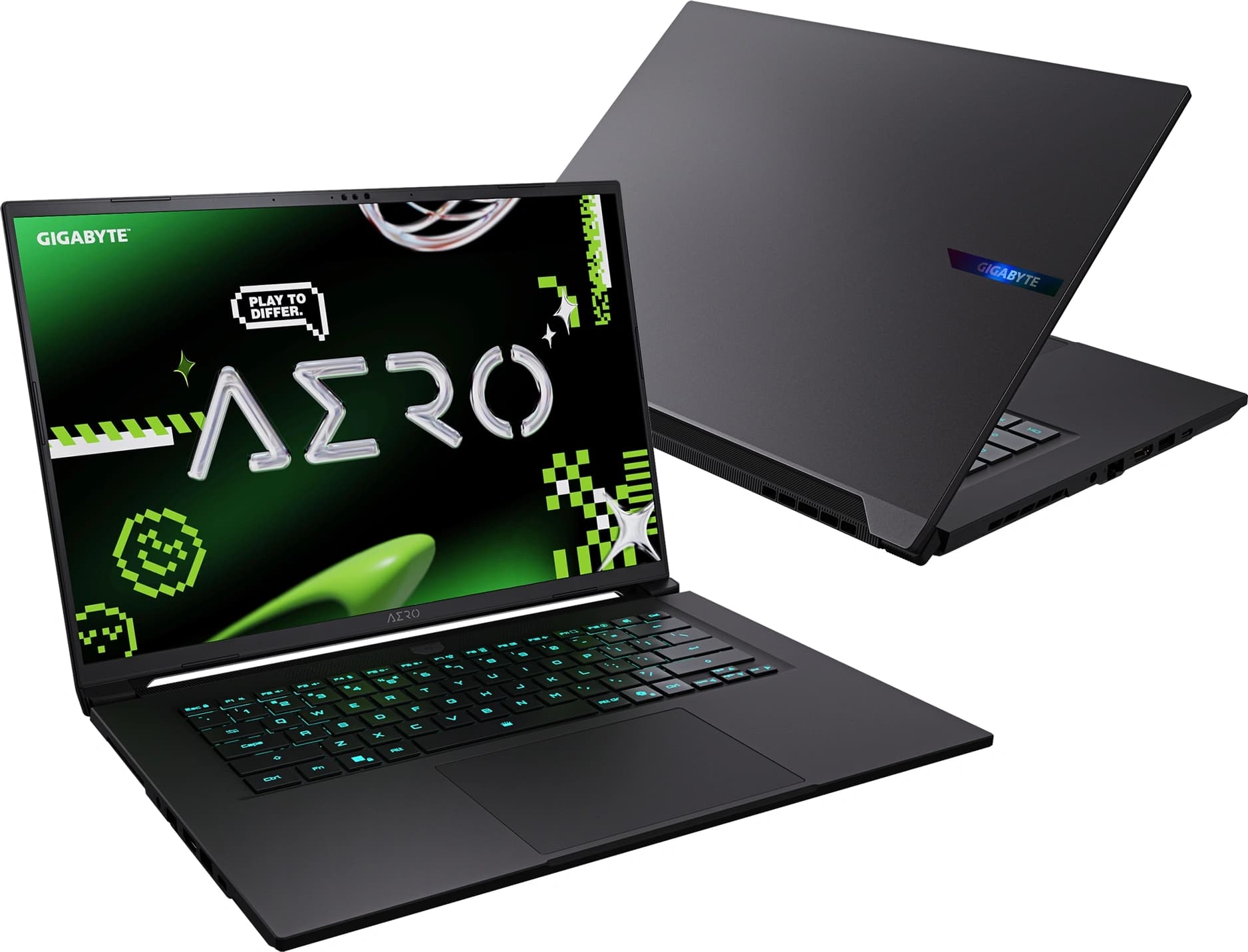 Ноутбук Gigabyte Aero X16 1VH Ryzen AI 7 350 16Gb SSD1Tb NVIDIA GeForce RTX 5060 8Gb 16" IPS QHD+ (2560x1600) без ОС grey WiFi BT Cam (1VH93KZC94AD) - фото 4