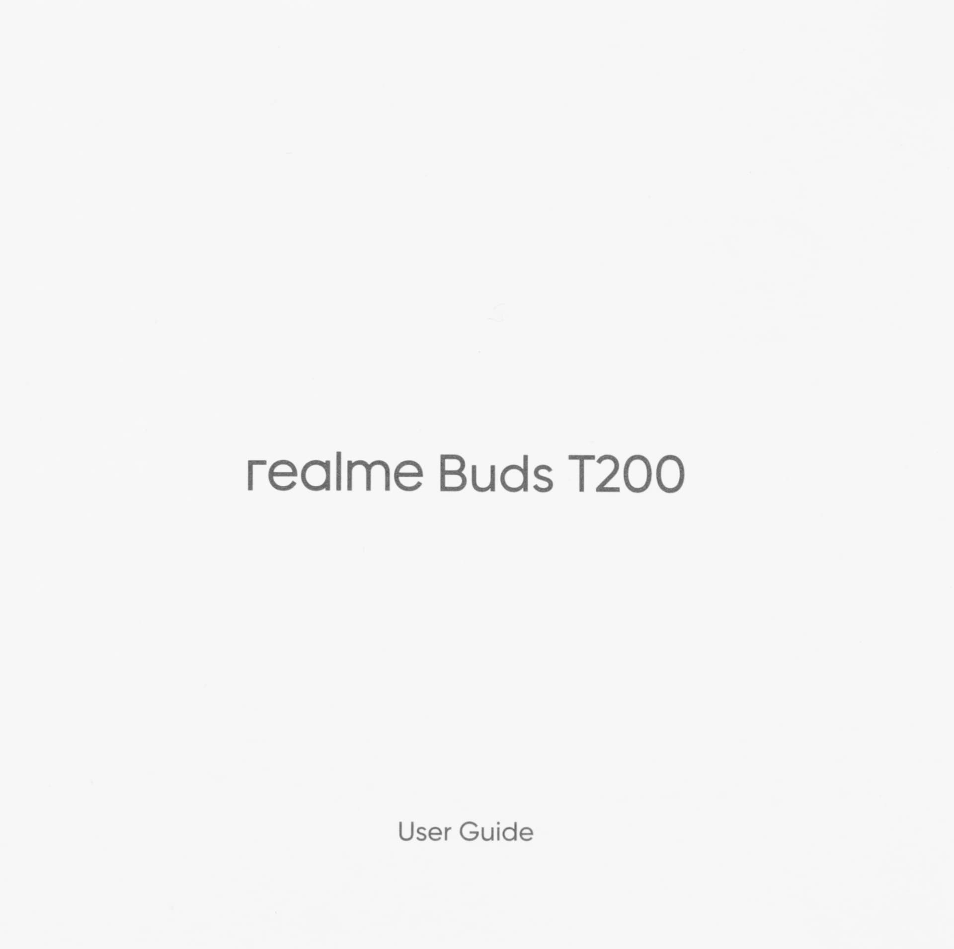 Гарнитура внутриканальные Realme Buds T200 серый беспроводные bluetooth в ушной раковине (6941764462069) - фото 5
