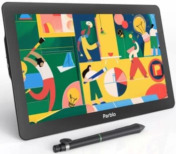 Графический планшет-монитор Parblo Coast16 Pro Gen 2 USB Type-C черный - фото 2