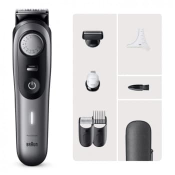Триммер Braun BT9520 серебристый (насадок в компл:4шт) - фото 5