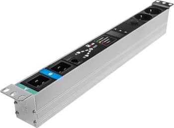 АВР Rem R-16-2S-T-440 1U 19" ввод:2xС20 выход:2xSchuko16A - фото 5