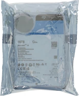 Жесткий диск Seagate SATA-III 16TB ST16000VE004 Surveillance SkyHawkAI 512E (7200rpm) 512Mb 3.5" - фото 2
