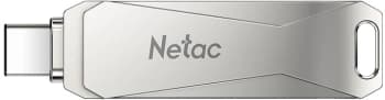 Флеш Диск Netac 64GB U782C NT03U782C-064G-32PN USB3.0 серебристый - фото 2