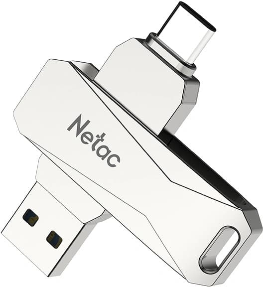Флеш Диск Netac 64GB U782C NT03U782C-064G-32PN USB3.0 серебристый - фото 4
