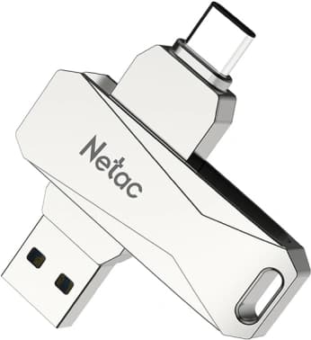 Флеш Диск Netac 64GB U782C NT03U782C-064G-32PN USB3.0 серебристый - фото 5