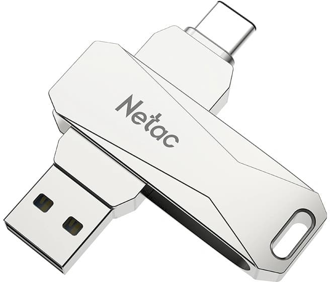 Флеш Диск Netac 64GB U782C NT03U782C-064G-32PN USB3.0 серебристый - фото 4